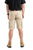 Berne Mens Sand Cotton Blend Heartland Flex Twill Work Short