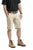 Berne Mens Sand Cotton Blend Heartland Flex Twill Work Short