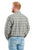 Berne Mens Plaid Cedar Green Cream Cotton Blend Foreman Flex Button Down Shirt L/S