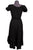 Scully Womens Black 100% Cotton Solid Eyelet S/S Dress