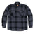 Berne Mens Plaid Slate 100% Cotton Flannel Shirt Jacket L/S 3XL TALL