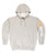 Berne Mens Grey Fleece Signature Sleeve Hooded Pullover XL TALL