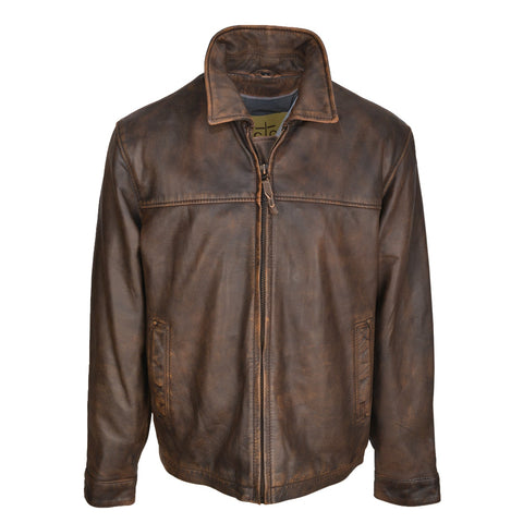 STS Ranchwear Rifleman Youth Leather Jacket Tobacco Brown