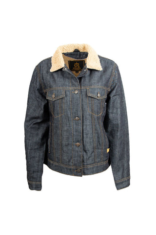 STS Ranchwear Sawyer Jacket Ladies Cotton Sherpa Lining Denim
