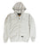 Berne Mens Grey Fleece Thermal Hooded Sweatshirt