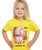 Cowgirl Up Toddler Girls Yellow Cotton S/S T-Shirt Smile Horse Western