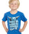 Cowboy Up Toddler Boys Blue Cotton S/S T-Shirt Pushing Me Around