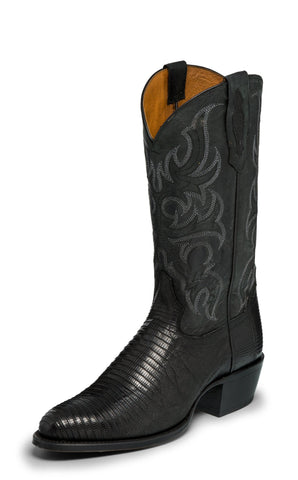 Tony Lama 1911 Mens Black Nacogdoches Lizard Cowboy Boots