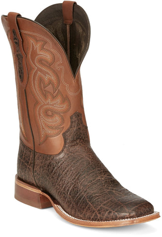 Tony Lama 11in Mens Cognac Rowel Leather Cowboy Boots