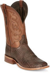 Tony Lama 11in Mens Cognac Rowel Leather Cowboy Boots – The