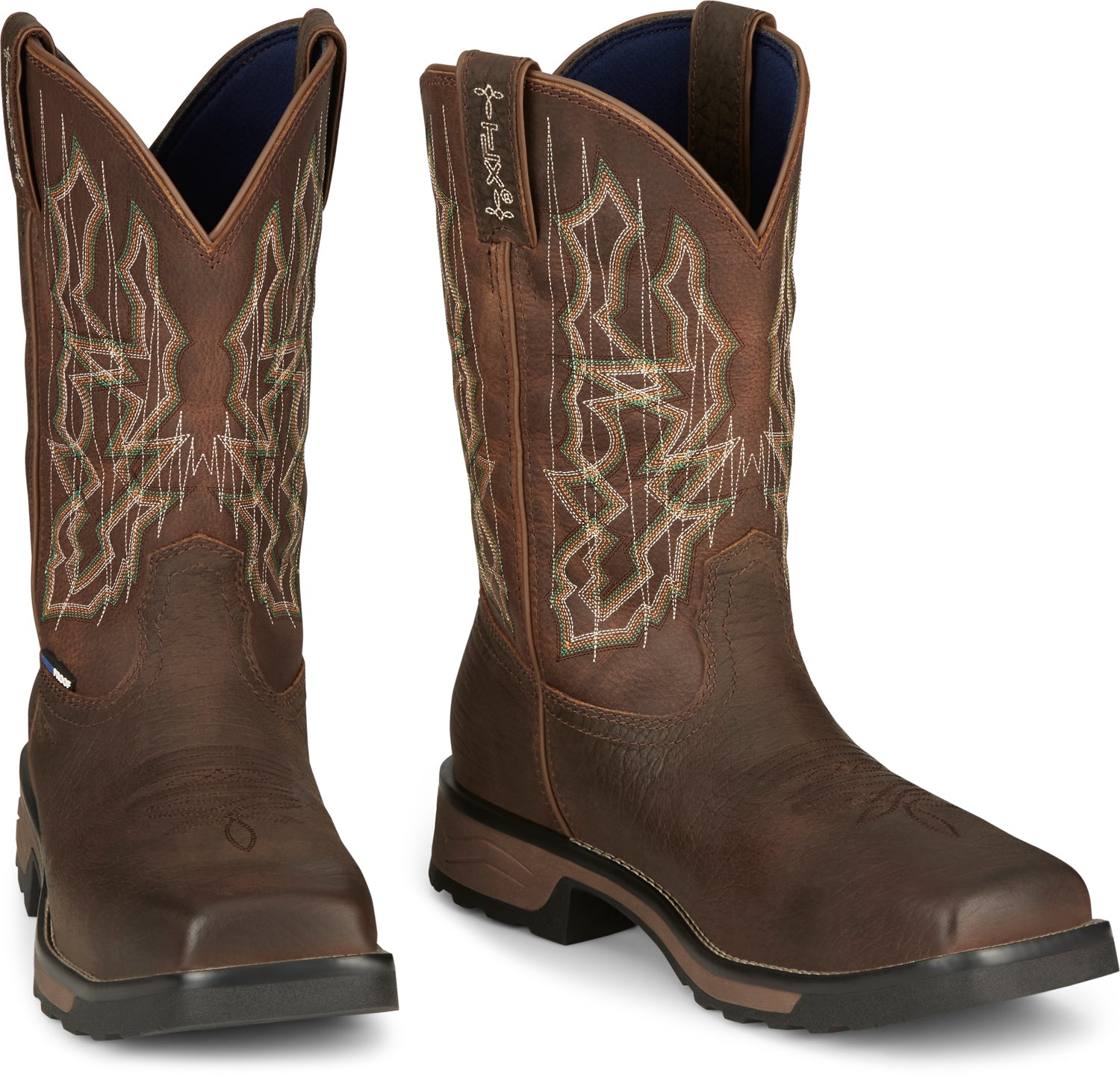 Tony Lama 11in CT WP Mens Cognac Anchor Leather Cowboy Boots – The