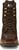 Tony Lama 8in CT WP Lacer Mens Dark Brown Greasewood Leather Cowboy Boots