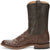 Justin 10in Goat Mens Chocolate Monterey Leather Cowboy Boots