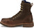 Tony Lama 8in CT WP Lacer Mens Dark Brown Greasewood Leather Cowboy Boots