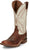 Tony Lama 13in TLX Mens Red Brown/White Antonio Leather Cowboy Boots