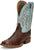 Justin 11in Mens Sky Blue Jacinto Leather Cowboy Boots