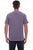 Scully Mens Wine 100% Cotton Crew Neck S/S T-Shirt