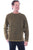 Scully Mens Military 100% Cotton Beefy Ribbed L/S T-Shirt