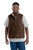 Berne Mens Bark 100% Cotton Heartland Sherpa Washed Duck Vest