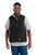 Berne Mens Black 100% Cotton Heartland Sherpa Washed Duck Vest