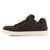 Volcom Mens Stone Op Art Dark Brown/Khaki Leather CT Skate-Inspired Work Shoes