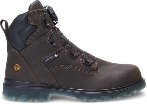 Wolverine Mens Coffee Leather I-90 EPX Boa Carbonmax WP CT Work Boots