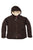 Berne Ladies Dark Brown 100% Cotton Ladies Hooded Coat Sherpa