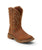 Justin 11in WP EH Mens Rustic Tan Stampede Rush Leather Work Boots