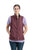 Berne Maroon Cotton Blend Womens Softshell Vest