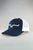Kimes Ranch Unisex Weekly Trucker Baseball Cap Navy/White Cotton Blend