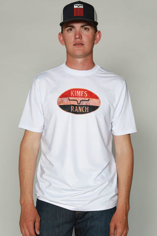 Kimes Ranch Mens American Standard Tee Stone Polyester S/S T-Shirt