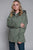 Kimes Ranch Womens Longrider 2 Anorak Dk Sage Cotton Blend Jacket