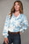 Kimes Ranch Womens Monterey Hoodie Blue Cotton Blend L/S